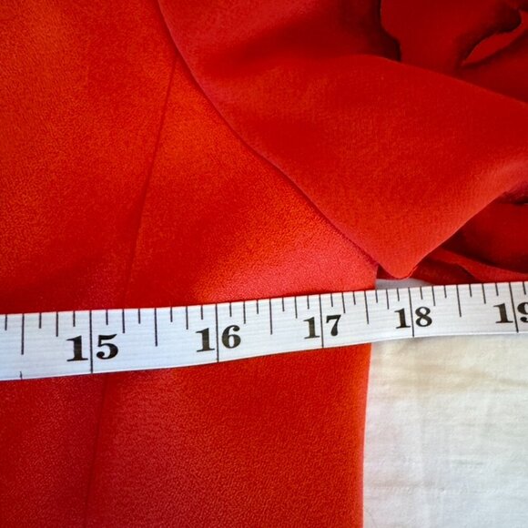 Red Hibiscus Floral Sleeve Skirt Suit NWOT - Picture 8 of 13